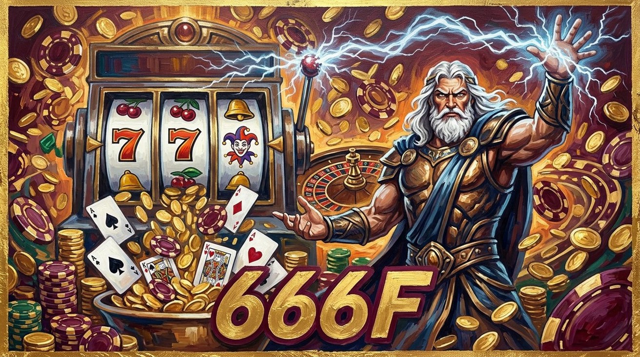 Ilustrasi sorotan acara, hadiah pendaftaran, dan keistimewaan VIP di 666F